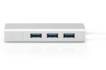 Digitus | USB C tipa 3 portu centrmezgls + gigabitu Ethernet - Image 3