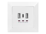 Digitus | Socket with USB A & USB-C Ports, flush mounted - Image 2