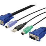 KVM kabeļu komplekts DS-19233 | KVM | Garums: 5 m