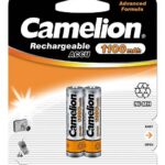 Camelion | AAA/HR03 | 1100 mAh | Uzlādējamas baterijas Ni-MH | 2 gab.