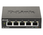 D-Link | Управляемый интеллектуальный коммутатор | DGS-1100-05V2/E | Управляемый уровень L2 | Монтаж в стойку | Количество портов Gigabit Ethernet (медный): 5
