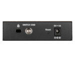 D-Link | Управляемый интеллектуальный коммутатор | DGS-1100-05V2/E | Управляемый уровень L2 | Монтаж в стойку | Количество портов Gigabit Ethernet (медный): 5 — изображение 2