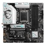 MSI | B760M GAMING PLUS WIFI | Procesora saime Intel | Procesora ligzda LGA1700 | DDR5 | Atbalstītās cieto disku saskarnes SATA, M.2 | SATA savienotāju skaits: 4