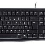 Logitech | K120 | Standarta | Vadu | Angļu/lietuviešu | 1,5 m | Melns | USB ports | Lietuviešu | 55 g