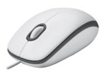 Logitech | Mouse | M100 | Wired | USB-A | White