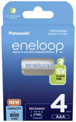 Panasonic | ENELOOP BK-4MCDE/4BE | AAA | 800 mAh | 4 pc(s)