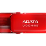 ADATA | USB-флешка | UV240 | 64 ГБ | USB 2.0 | Красная