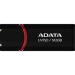 ADATA | USB флешка | UV150 | 512 ГБ | USB 3.2 Gen1 | Черная