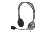 Logitech | LGT-H110 | Stereo austiņas | Melnas, Sudrabainas - Image 7