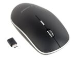 Gembird | Klusa optiskā pele | MUSW-4BSC-01 | Bezvadu | USB-C | Melna