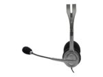Logitech | LGT-H110 | Stereo austiņas | Melnas, Sudrabainas - Image 11