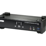 Aten | 2-портовый USB 3.0 4K DisplayPort KVMP™ коммутатор (кабели в комплекте) | CS1922