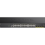 D-Link | Stackable Smart Managed Switch with 10G Uplinks | DGS-1250-28X/E | Web managed | Rackmountable | Gigabit Ethernet (copper) ports quantity 24