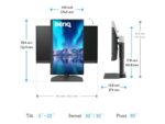Benq | Monitors | SW272Q | 27 | IPS | 16:9 | 60 Hz | 5 ms | 2560 x 1440 pikseļi | 300 cd/m² | HDMI pieslēgvietu skaits: 2 | Melns - Image 8