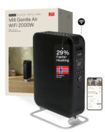 Mill | WiFI GEN3 Oil Filled Radiator | OIL2000WIFI3 | Oil Filled Radiator | 2000 W | Number of power levels 3 | Black - Image 7