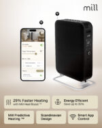 Mill | WiFI GEN3 Oil Filled Radiator | OIL2000WIFI3 | Oil Filled Radiator | 2000 W | Number of power levels 3 | Black - Image 9