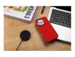 Fixed | MagFlow | Back cover | Apple | iPhone 15 Plus | Liquid silicon | Red - Image 6