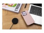 Fixed | MagFlow | Back cover | Apple | iPhone 15 | Liquid silicon | Pink - Image 6