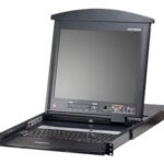 Aten | 8-портовый KVM-переключатель Cat 5 с двумя направляющими, 19-дюймовым ЖК-дисплеем и возможностью последовательного подключения | KL1508AN-AXA-AG | 1 разъем USB Type-A (гнездо)