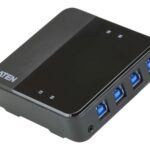 Aten 4x4 USB 3.1 Gen1 perifērijas koplietošanas slēdzis | US3344