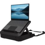 Fellowes | Breyta 2in1 klēpjdatora pārnēsāšanas soma/klēpjdatora pacēlājs | Melna | 384 x 308 x 89 mm