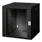 Digitus | Wall Mounting Cabinet Unique Series | DN-19 12U-6/6-SW | Black | 60 x 60 cm