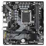 Gigabyte | B760M H DDR4 1.0 M/B | Procesora saime Intel | Procesora ligzda LGA1700 | DDR4 DIMM | Atmiņas sloti 2 | Atbalstītās cieto disku saskarnes SATA, M.2 | SATA savienotāju skaits 4 | Čipsets Intel B760 Express | Micro ATX