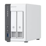 QNAP 2-отсековый NAS с 2,5 Гбит/с Ethernet и встроенным нейронным процессором | TS-216G | 4-ядерный ARM | Cortex-A55 | Частота процессора 2,0 ГГц | 4 ГБ