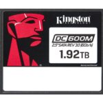 Kingston DC600M | 1920 GB | SSD form factor 2.5 | Solid-state drive interface SATA Rev. 3.0 | Read speed 560 MB/s | Write speed 530 MB/s