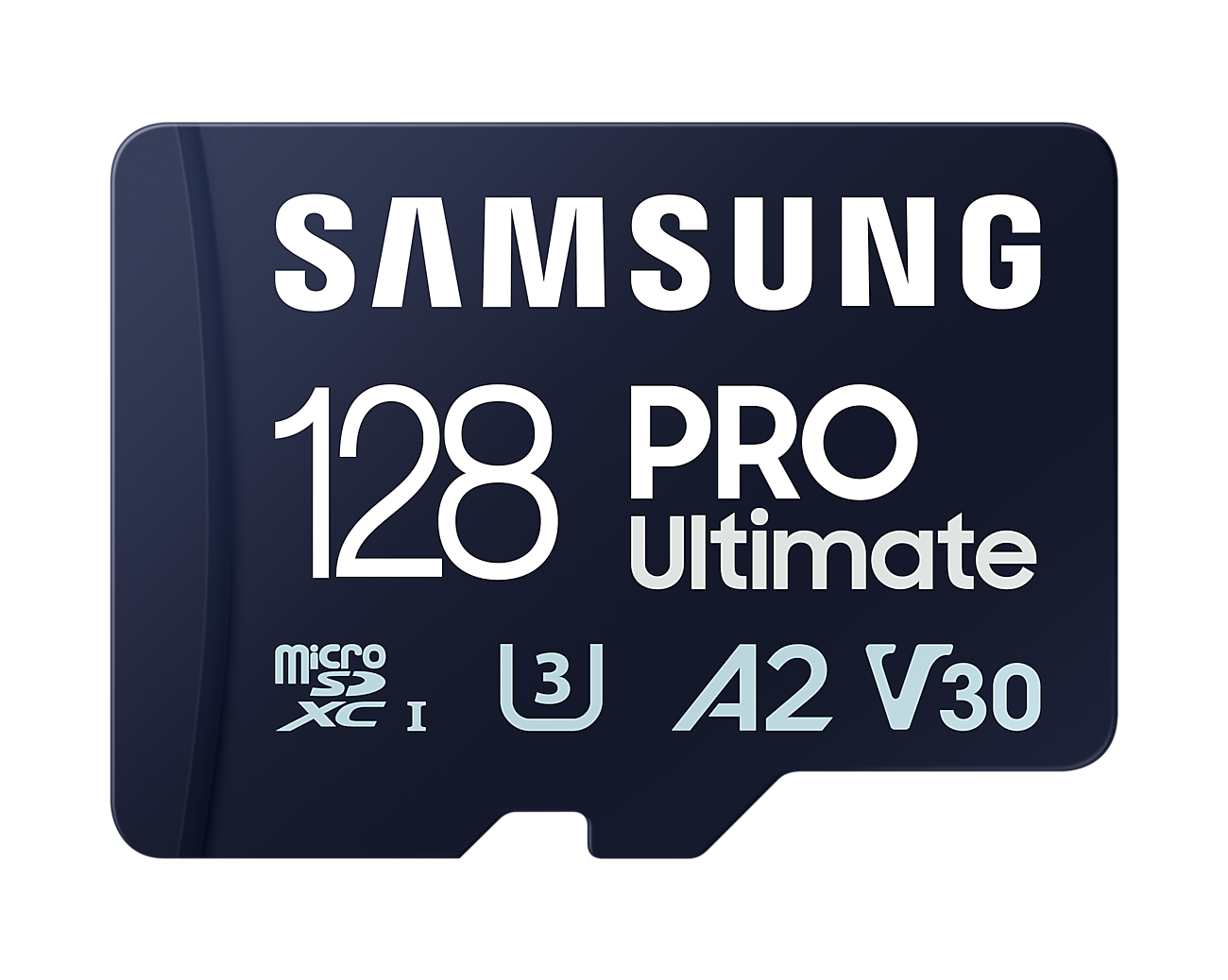 original-6808.png Samsung | MicroSD Card | PRO Ultimate | 128 GB | microSDXC Memory Card | Flash memory class U3, V30, A2 | SD adapter - Image 1