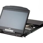 Aten 4-Port USB HDMI Multi-View Dual Rail WideScreen LCD KVM Switch | CL3884NW