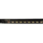 Aten 8-Port PS/2-USB VGA 17 LCD KVM Switch with Daisy-Chain Port and USB Peripheral Support with Fingerprint reader | CL5708FM