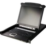 Aten 16 portu PS/2-USB VGA 19 LCD KVM slēdzis ar Daisy Chain portu un USB perifērijas ierīču atbalstu | CL5716N