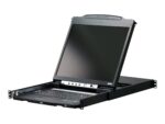 Aten PS/2-USB VGA divu sliedes 19 LCD konsole ar USB perifērijas atbalstu | CL5800N