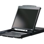 Aten PS/2-USB VGA divu sliedes 19 LCD konsole ar USB perifērijas atbalstu | CL5800N