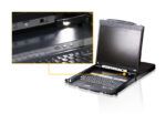 Aten 16-Port PS/2-USB VGA Dual Rail 19 LCD KVM Switch with Daisy-Chain Port and USB Peripheral Support | CL5816N - Image 4