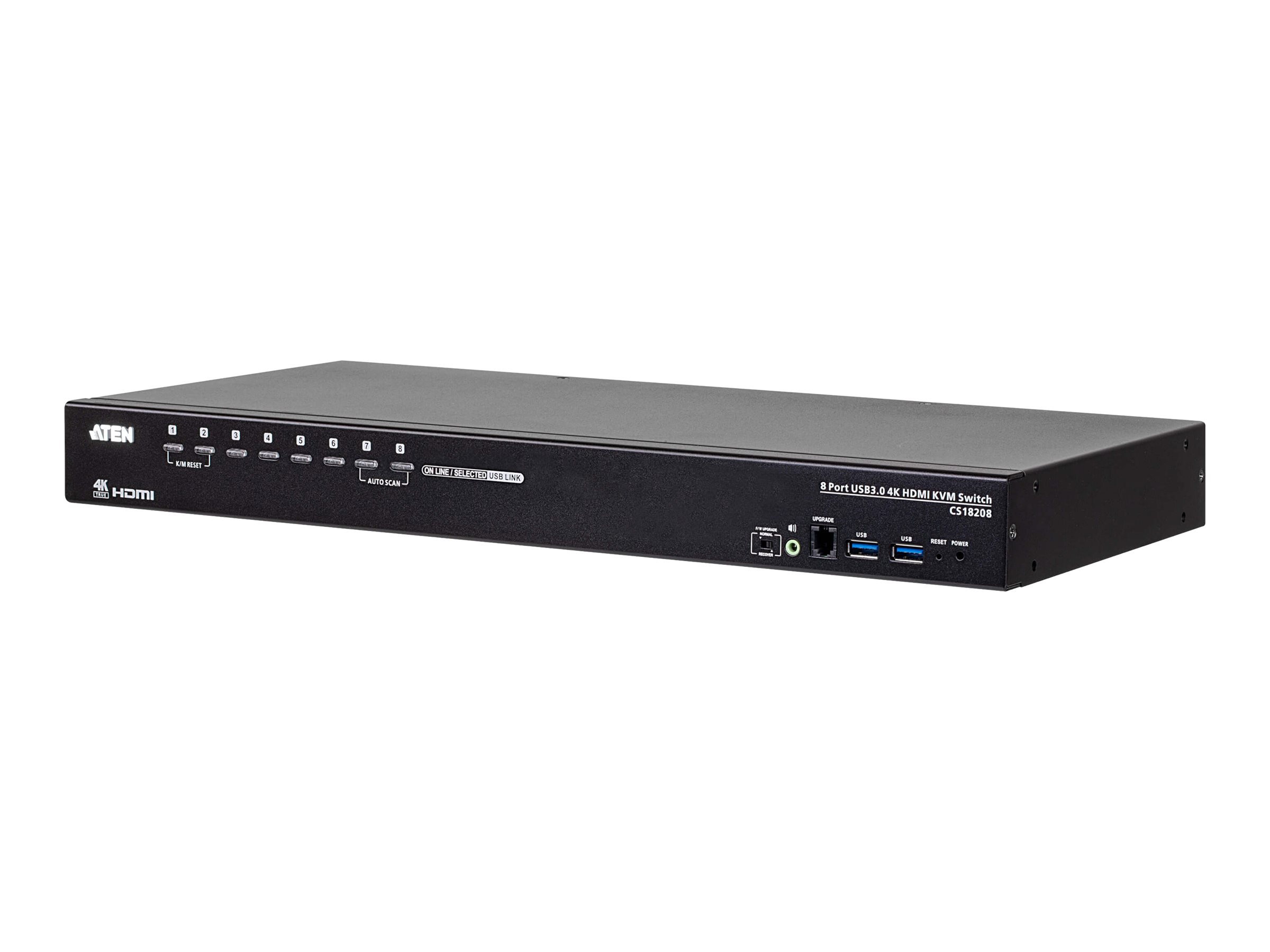 original-68667.jpg Aten 8-Port USB 3.0 4K HDMI KVM Switch | CS18208 - Image 1