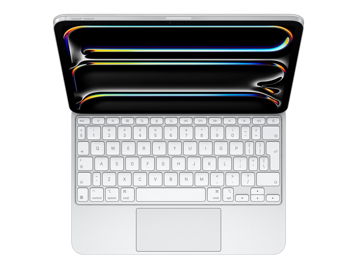 oriģināls-68971.jpg Apple Magic Keyboard iPad Pro 11 collu planšetdatoram (M4) — INT balta | Apple - Image 1