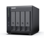 QNAP | 4-Bay | TR-004 | Up to 4 HDD/SSD Hot-Swap | Micro processor with hardware RAID