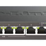 D-Link | 8 portu gigabitu PoE slēdzis (4xPoE) | DGS-1008P | Nepārvaldīts | Darbvirsma | Barošanas bloka tips: Ārējs