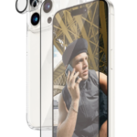 PanzerGlass | Panzerglass 3-in-1 iepakojums | iPhone | iPhone 15 Pro | Caurspīdīgs | PicturePerfect kameras objektīva aizsargs, bezvadu uzlādei saderīgs cietais vāciņš un īpaši plats ekrāna aizsargs