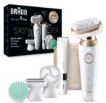 Эпилятор Braun | SES9-481 Silk épil 9 Flex 3D | Максимальное время работы: 50 мин | Количество уровней мощности: 2 | Влажное и сухое использование | Белый/Золотой — изображение 2
