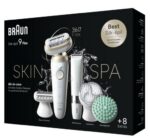 Эпилятор Braun | SES9-481 Silk épil 9 Flex 3D | Максимальное время работы: 50 мин | Количество уровней мощности: 2 | Влажное и сухое использование | Белый/Золотой — изображение 3
