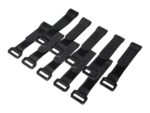 Velcro kabeļu siksniņa | KAB0056 | Melna - Image 5