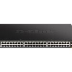 D-Link 52-Port 10-Gigabit Smart Managed PoE Switch | DGS-1250-52XMP/E | Managed