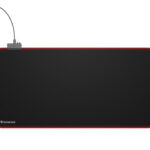 Genesis Mouse Pad | Boron 500 XXL RGB | Mouse pad | 400 x 800 x 4 mm | Black