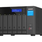 QNAP ZFS bāzes krātuve | TVS-h674-i5-32G ar PCIe Gen 4 paplašināmības iespējām 10/25GbE savienojumam, M.2 NVMe SSD kešatmiņu un vairāku pavedienu procesoriem | Intel | i5-12400 6 kodolu/12 pavedienu | 32 GB | DDR4 SODIMM | Melna