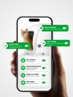 PETKIT | Автоматический кошачий туалет | Pura MAX 2 | 480 x 480 x 520 см | Белый — изображение 5