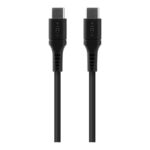 Fixed | Liquid Silicone Cable USB-C/USB-C, 2m, 60W | FIXDLS-CC2-BK
