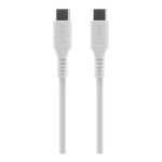 Fixed | Liquid Silicone Cable USB-C/USB-C, 2m, 60W | FIXDLS-CC2-WH